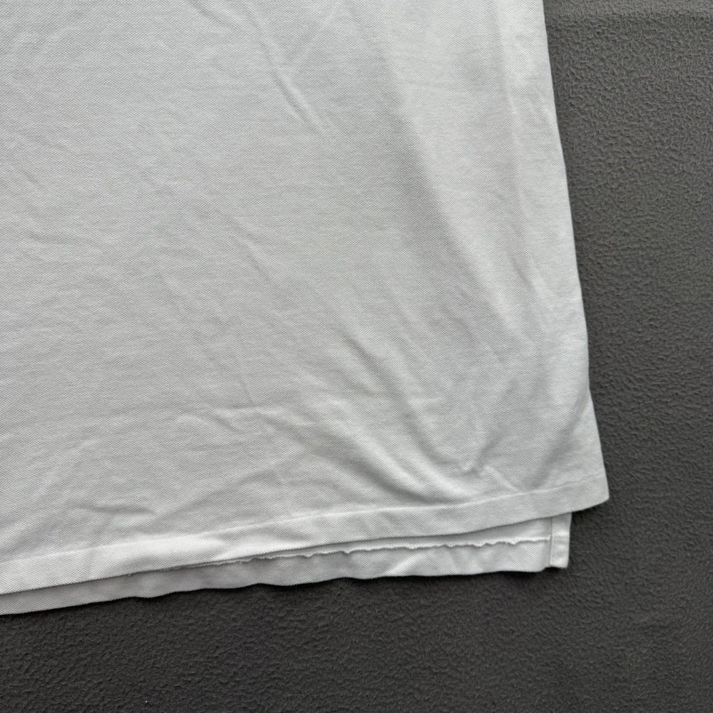 Polo‎ Ralph Lauren Polo Shirt Mens 3XB Big White Solid Cotton Pony Logo Casual